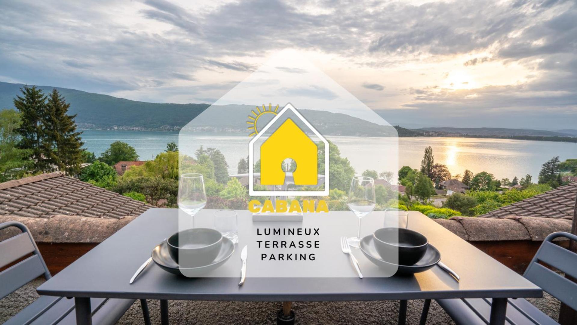 Cabana & Sunset #2 - Terrasse, Parking & Lac Veyrier-du-Lac Ngoại thất bức ảnh